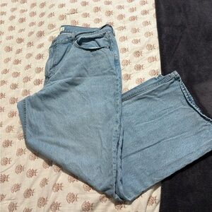 Abercrombie wide leg jeans